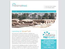 Tablet Screenshot of amarnatrust.com